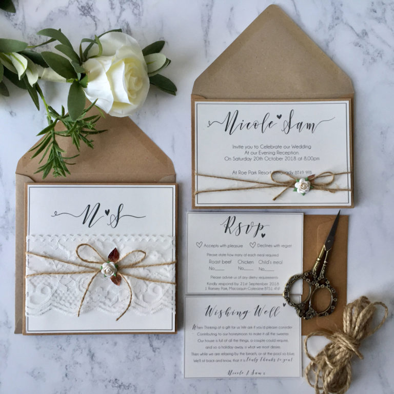 Sam - I Do Wedding Stationery Coleraine